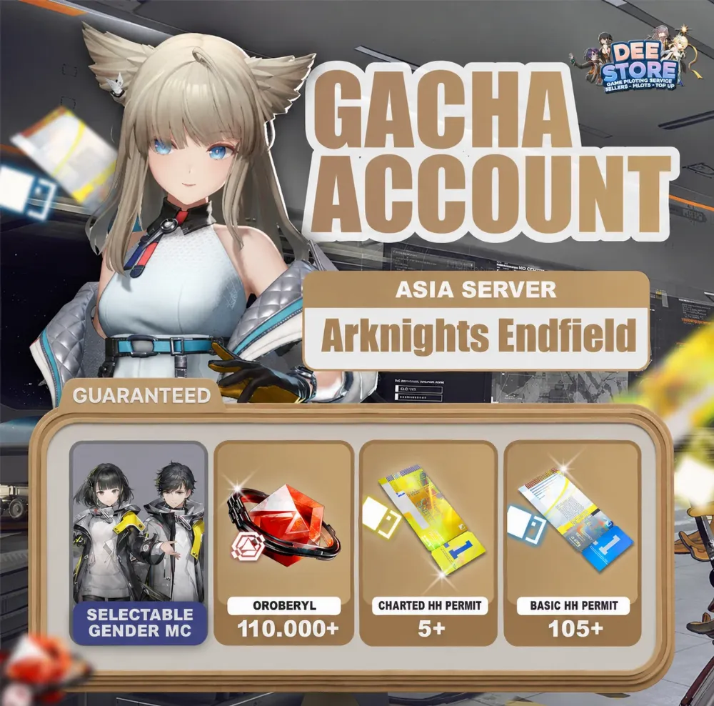 ASIA I 110.000 – 111.000 Oroberyl I Arknights: Endfield Reroll Account