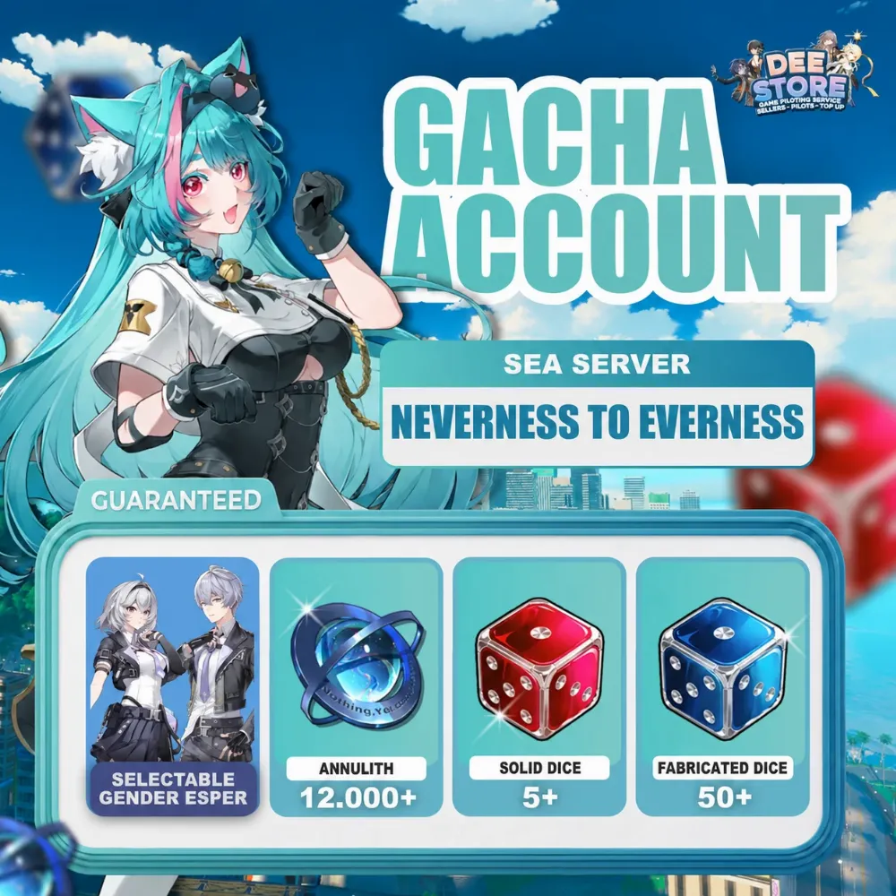 SEA I 12.000 – 13.000 Annulith I Neverness to Everness Reroll Account