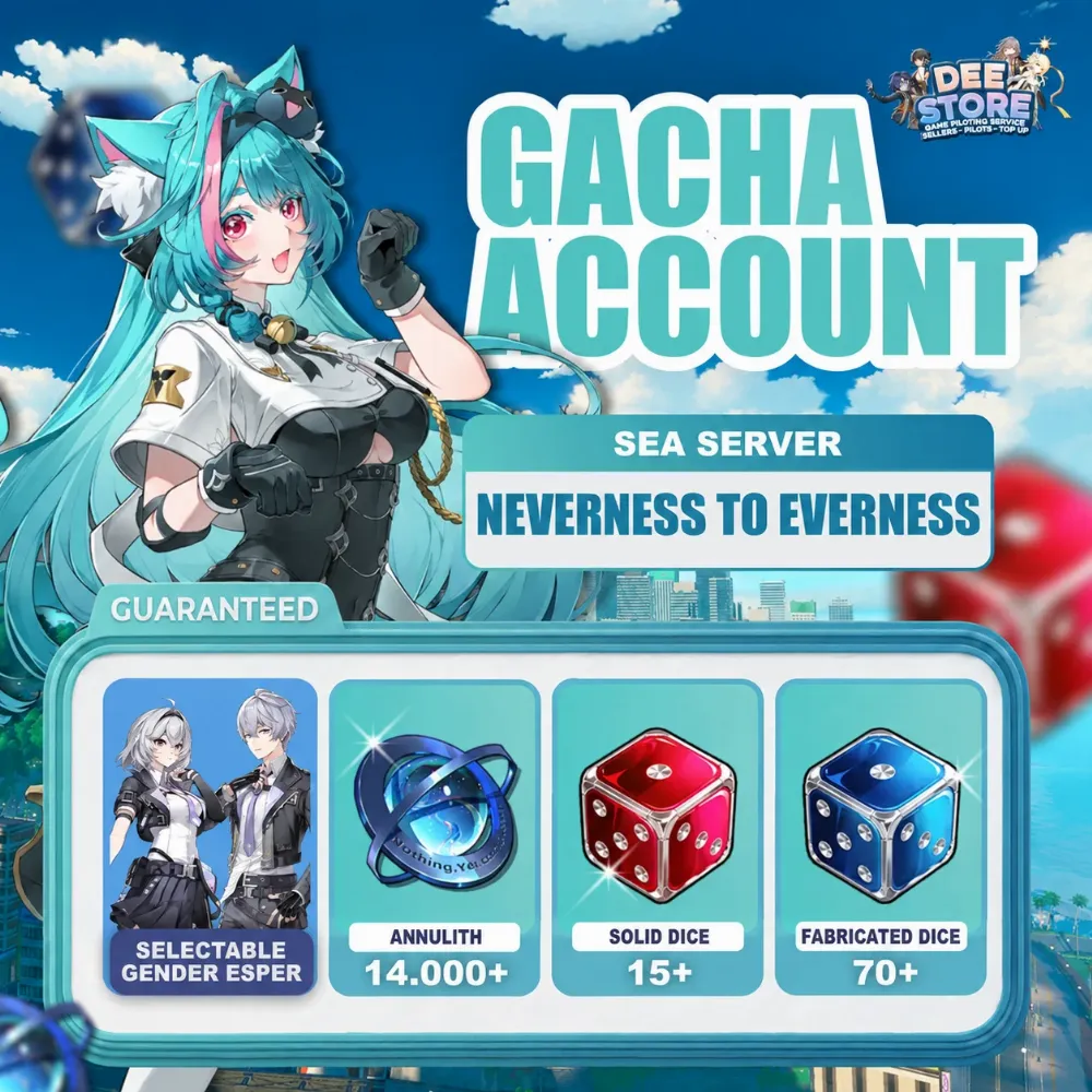 SEA I 14.000 – 15.000 Annulith I Neverness to Everness Reroll Account