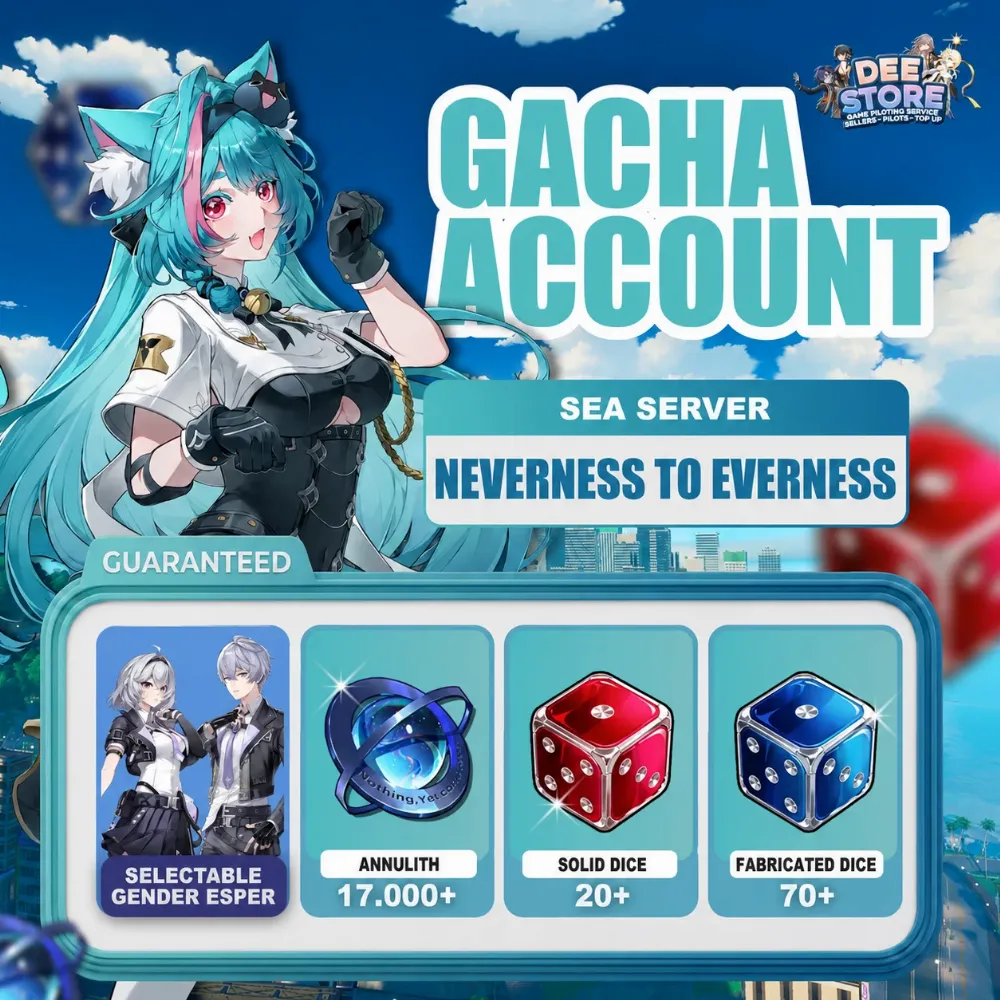 SEA I 17.000 – 18.000 Annulith I Neverness to Everness Reroll Account