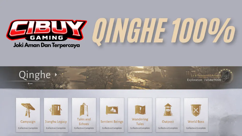 Qinghe 100% Explore Eksplorasi