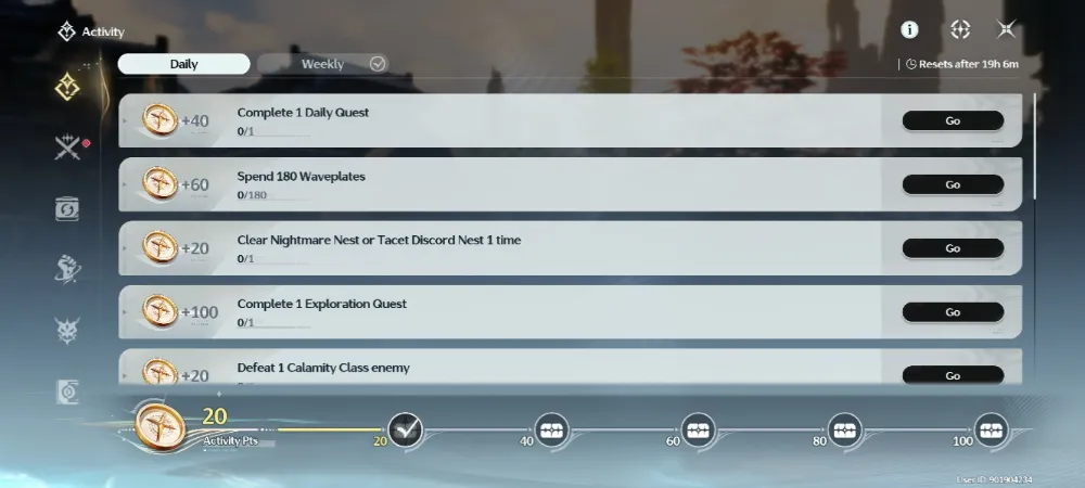 Daily + Weekly | 1 Patch