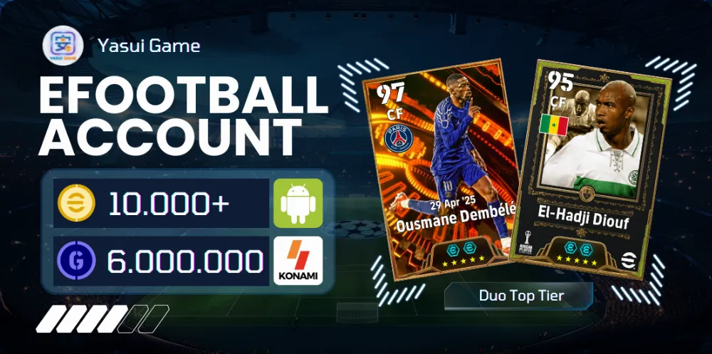 AKUN EFOOTBALL GAGAH OVR 3100+ | CF TOP TIER | PEMAIN EPIC LEGENDA BANYAK | SIAP PUSH DEVISI