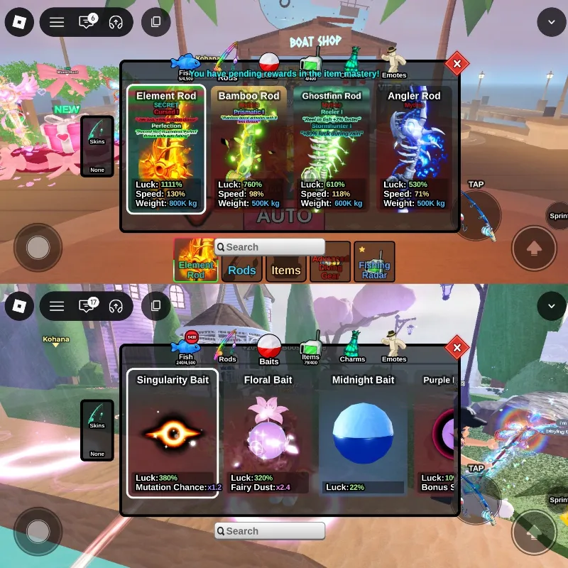 Element Rod + singularity