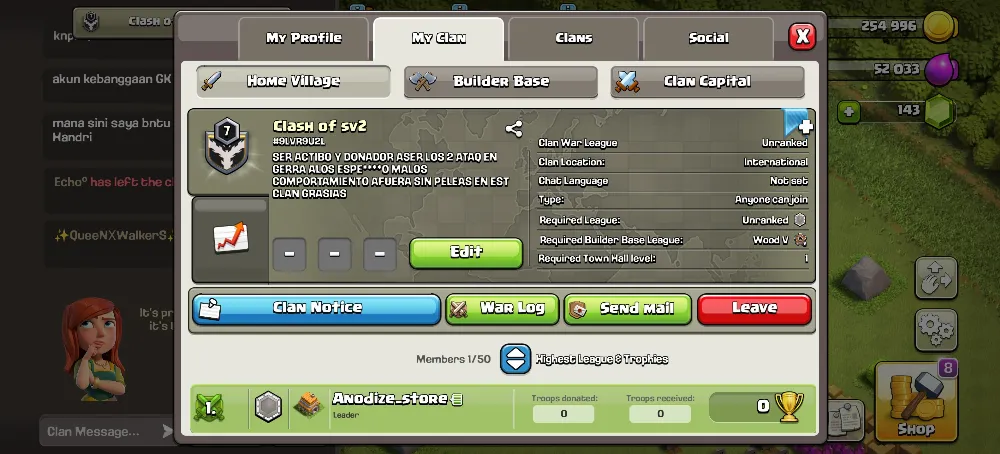 Clan Lv7 Ch1
