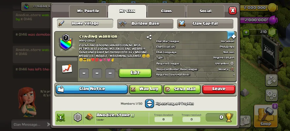 Clan Lv7 Ch1