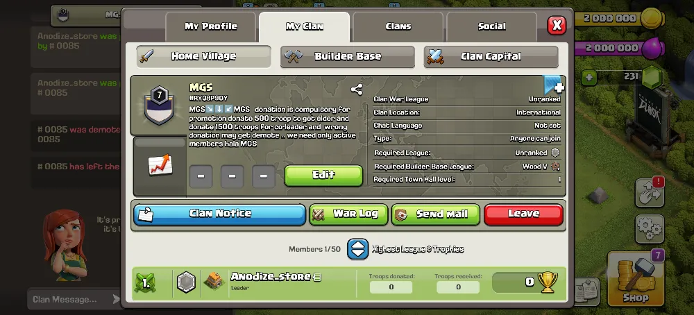 Clan Lv7 Ch1