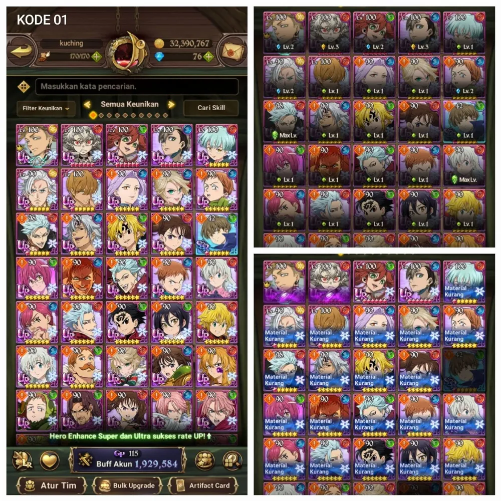 COLLAB GACHIAKUTA FULL HOLI RELIC
