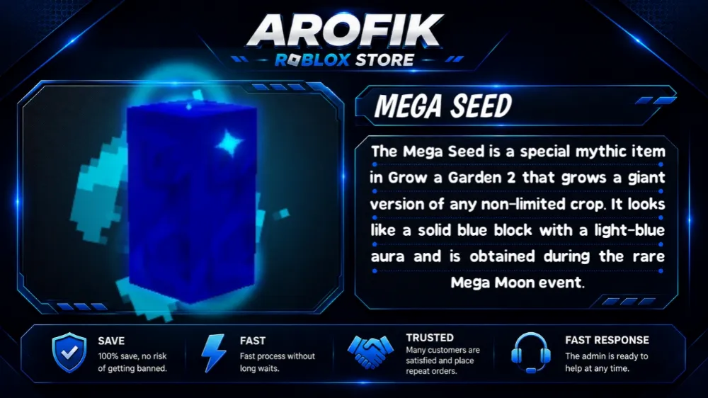 GAG2 ×100 MEGA SEED 🌀 || FAST DELIVERY || TRUSTED SELLER🛡️