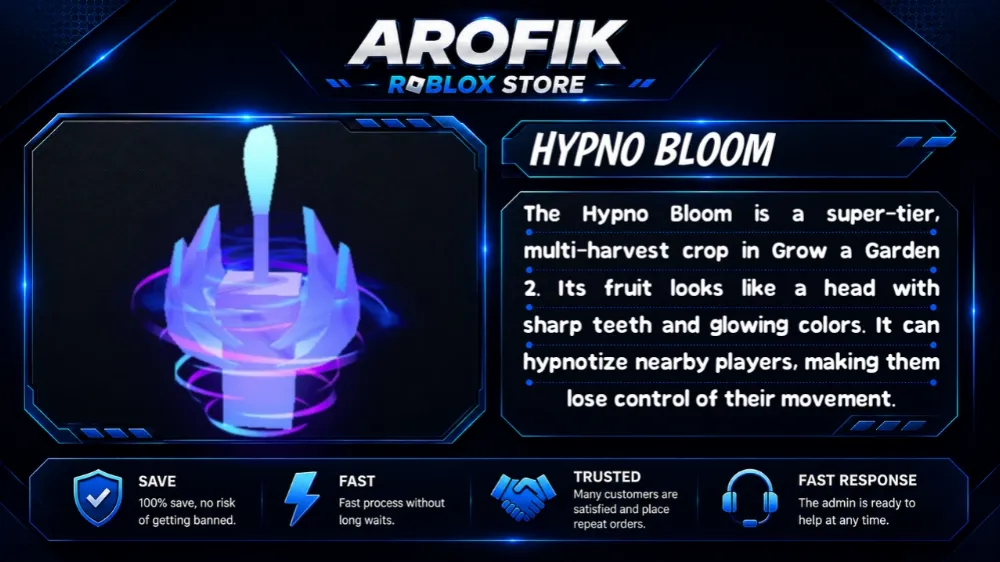 GAG2 HYPNO BLOOM 🪼 || FAST DELIVERY || TRUSTED SELLER🛡️
