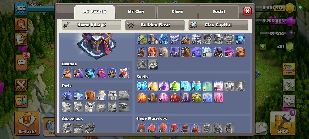 Akun Clash Of Clan (COC) TH15