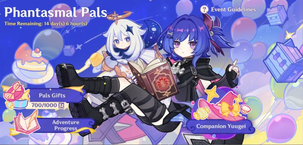 Event Genshin Phantasmal Pals