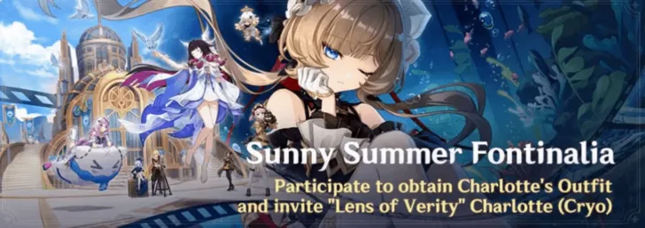 Event Genshin Sunny Summer Fontinalia