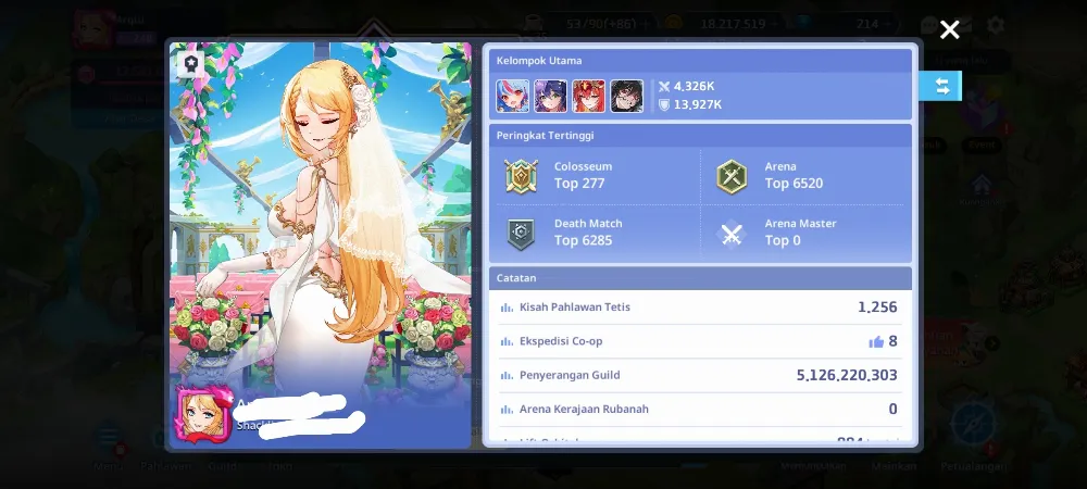 Akun A2 Mid-Late Game | 4 Paid Customer