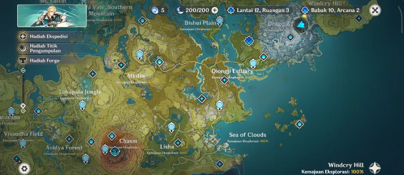 Explore All Liyue