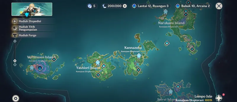 Explore All Inazuma