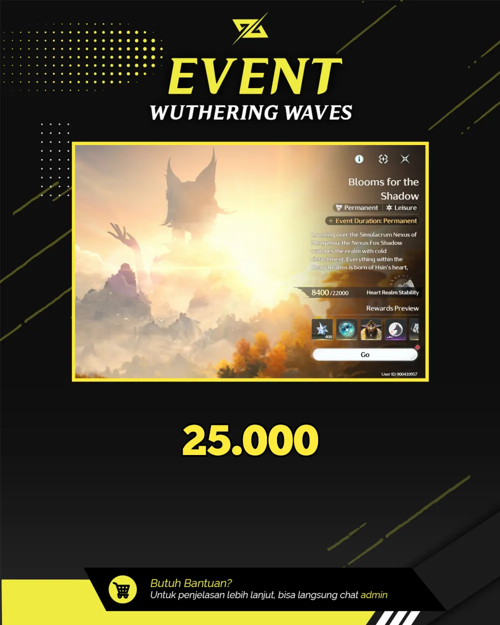 Event Blooms for the shadow