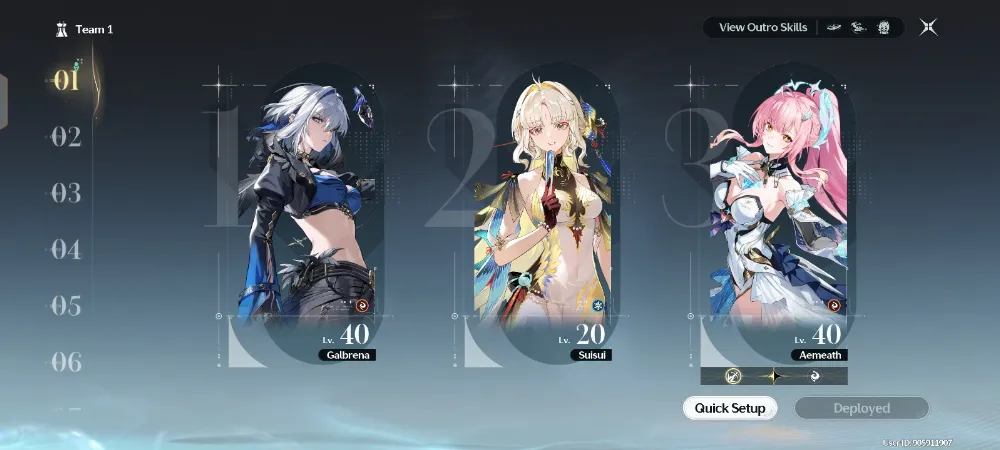 [KA-D4] || 4 Limit || Galbera, Aemeath, Rebecca. SuiSui