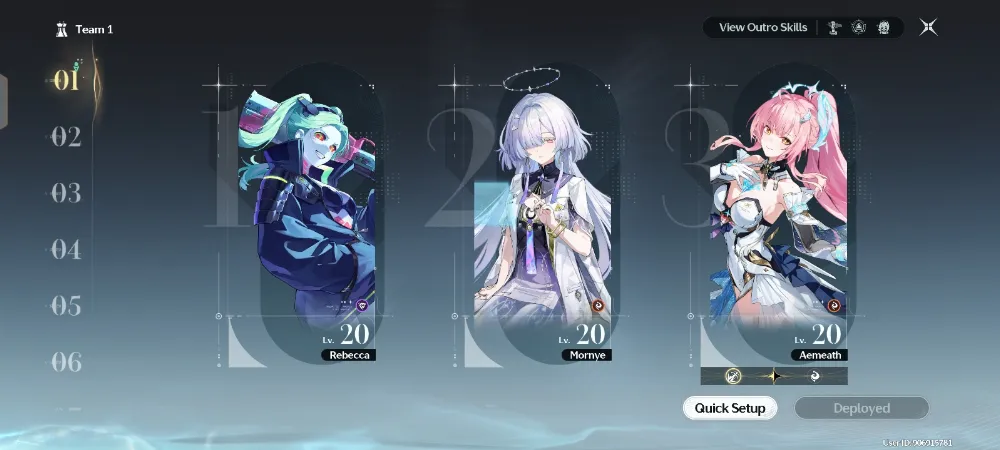 [UC-B1] || 3 Limit || Mornye, Rebecca, Aemeath.