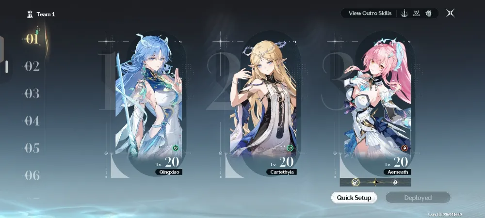 [UC-A2] || 4 Limited || Cartetiya, Aemeath, Rebecca, Qingxiao.