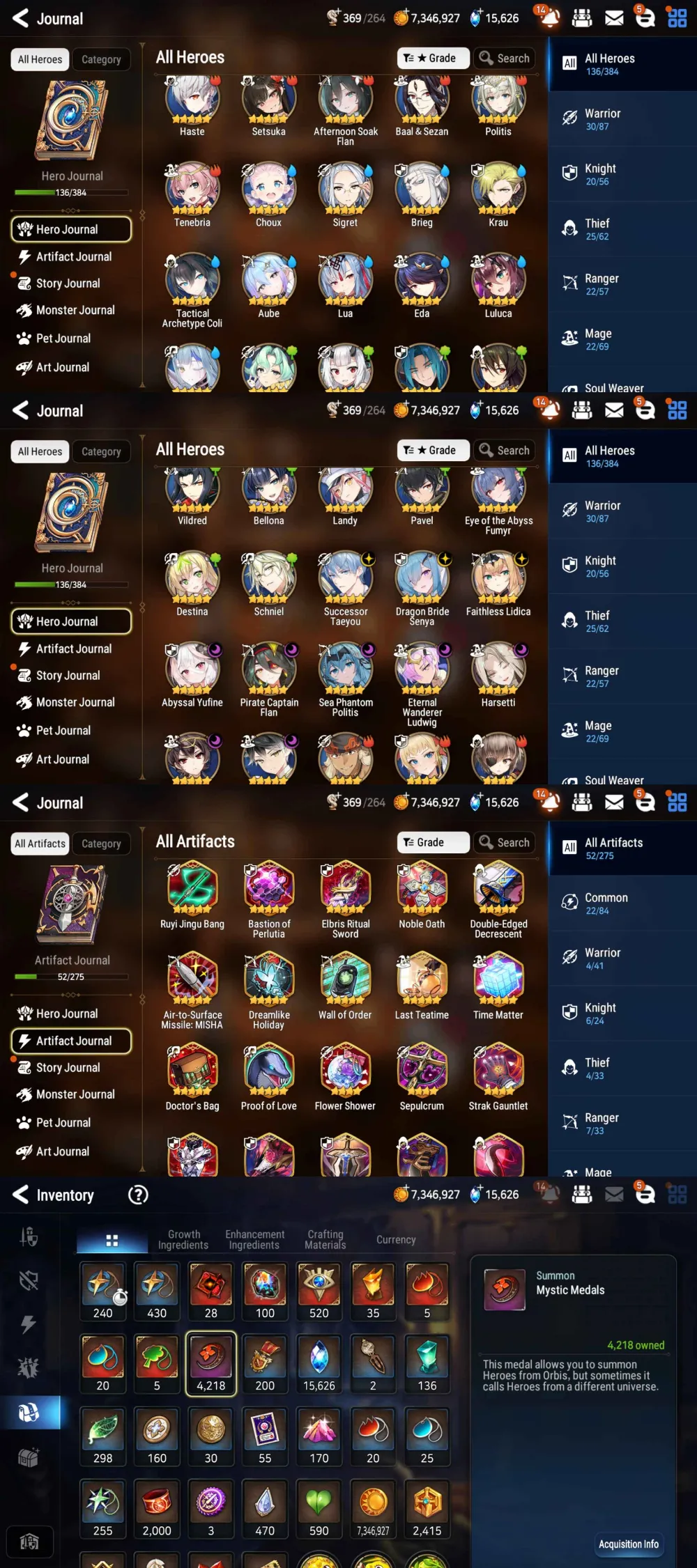 (Global Server) Login Guest 10 ML 4 Limit Skystone💎15K+ mm 4k+ bm 600+