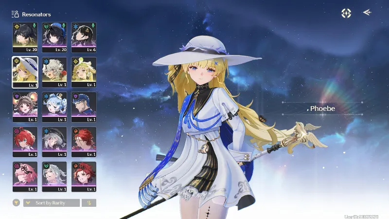 Wuthering Wave | Starter | Phoebe Rate off ul 8