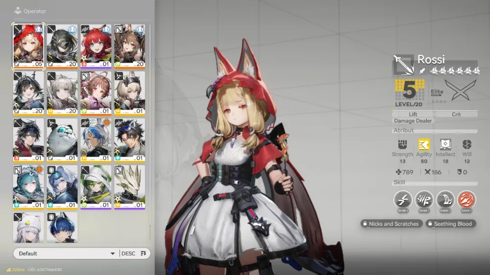NA/Eu, Starter Rosi sign + Gilberta lvl 17