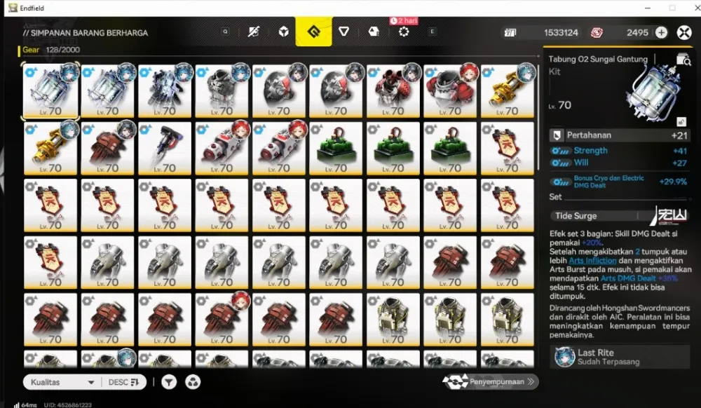 Asia, Rosi, Lastrite p2+ sign max build + essence