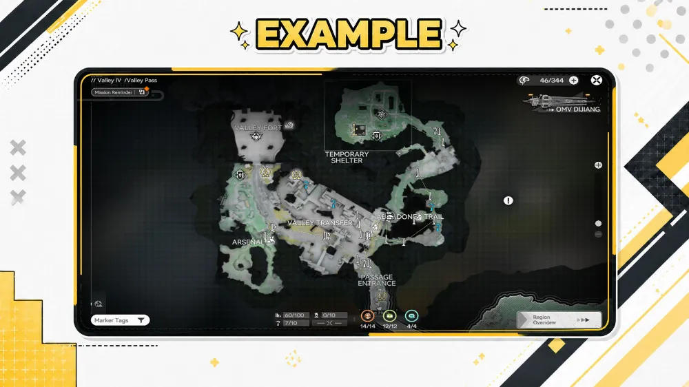Explore Map Lembah IV