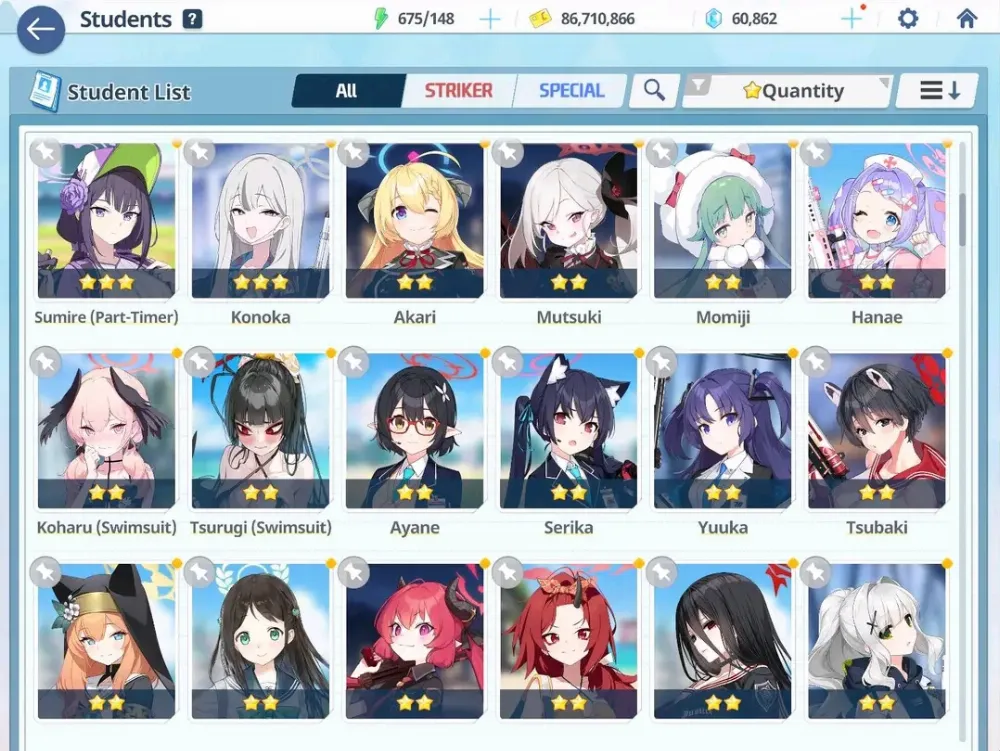 BA early game pyrox 60k+Hoshino Swimsuit