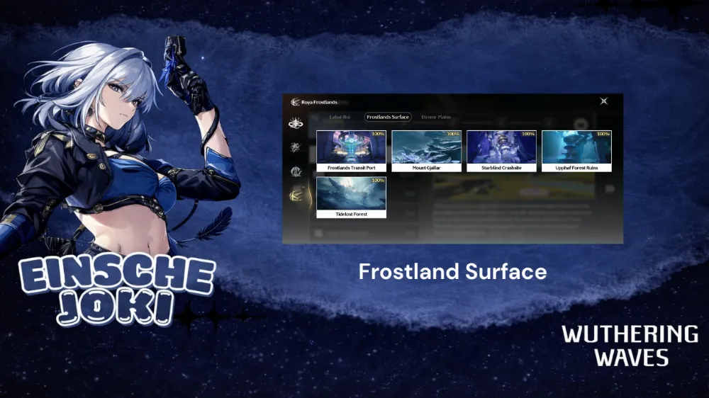 Explore 100% Frostlands Surface