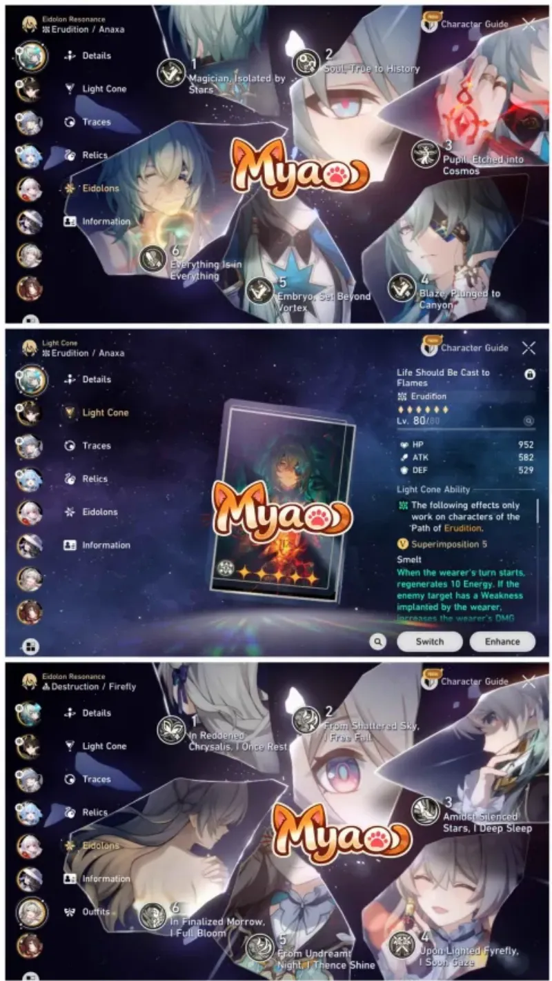 Anaxa E6S5 & Firefly E6S1 | TL 70 | Asia Server