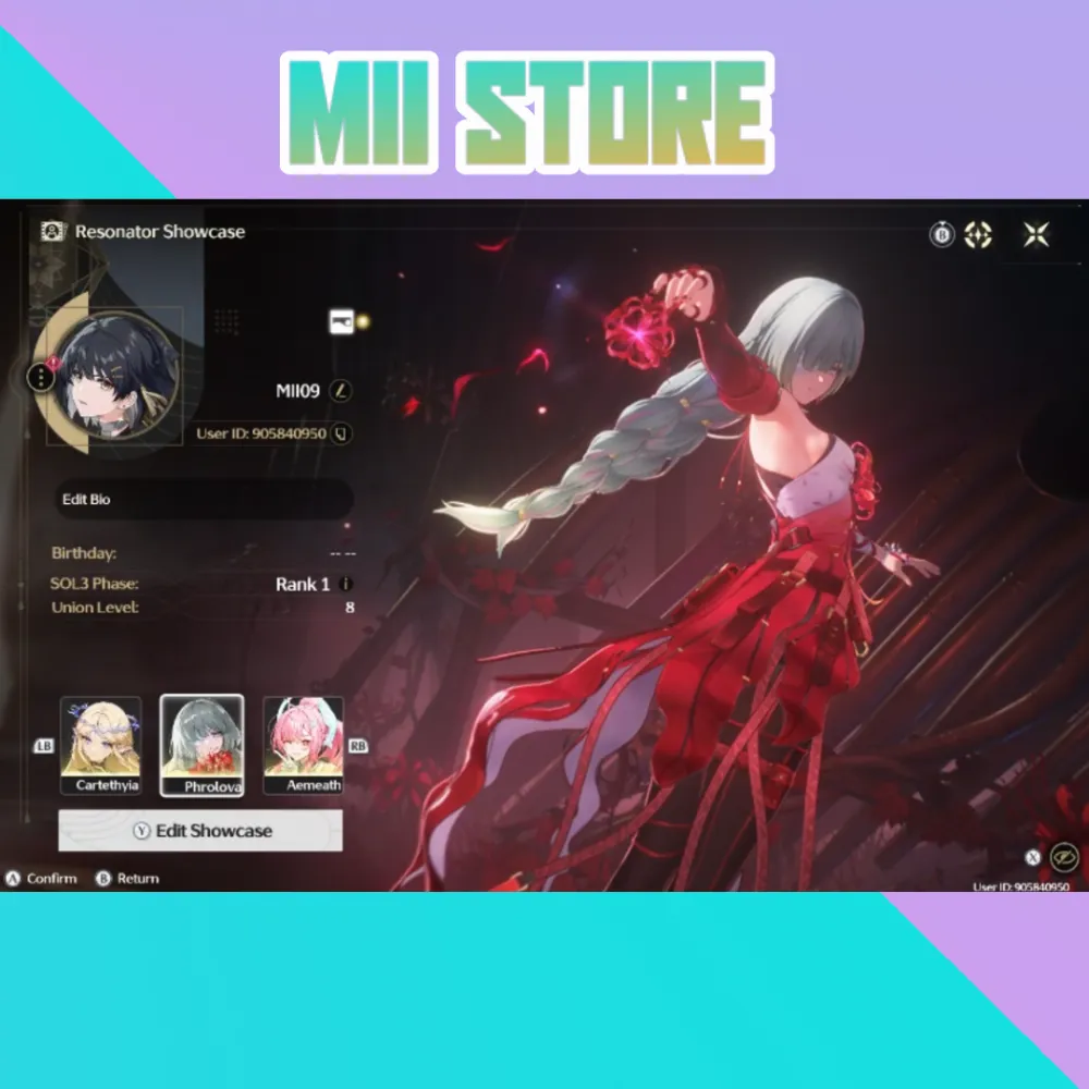 [SEA] UL8 | Cartethyia Sign + Phrolova + Aemeath | Full Access
