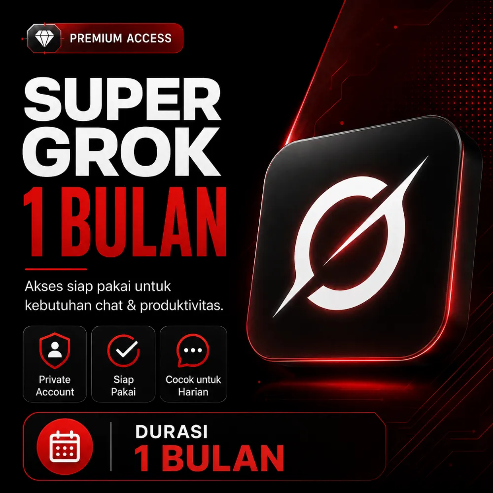 SUPER GROK 1 BULAN PRIVATE