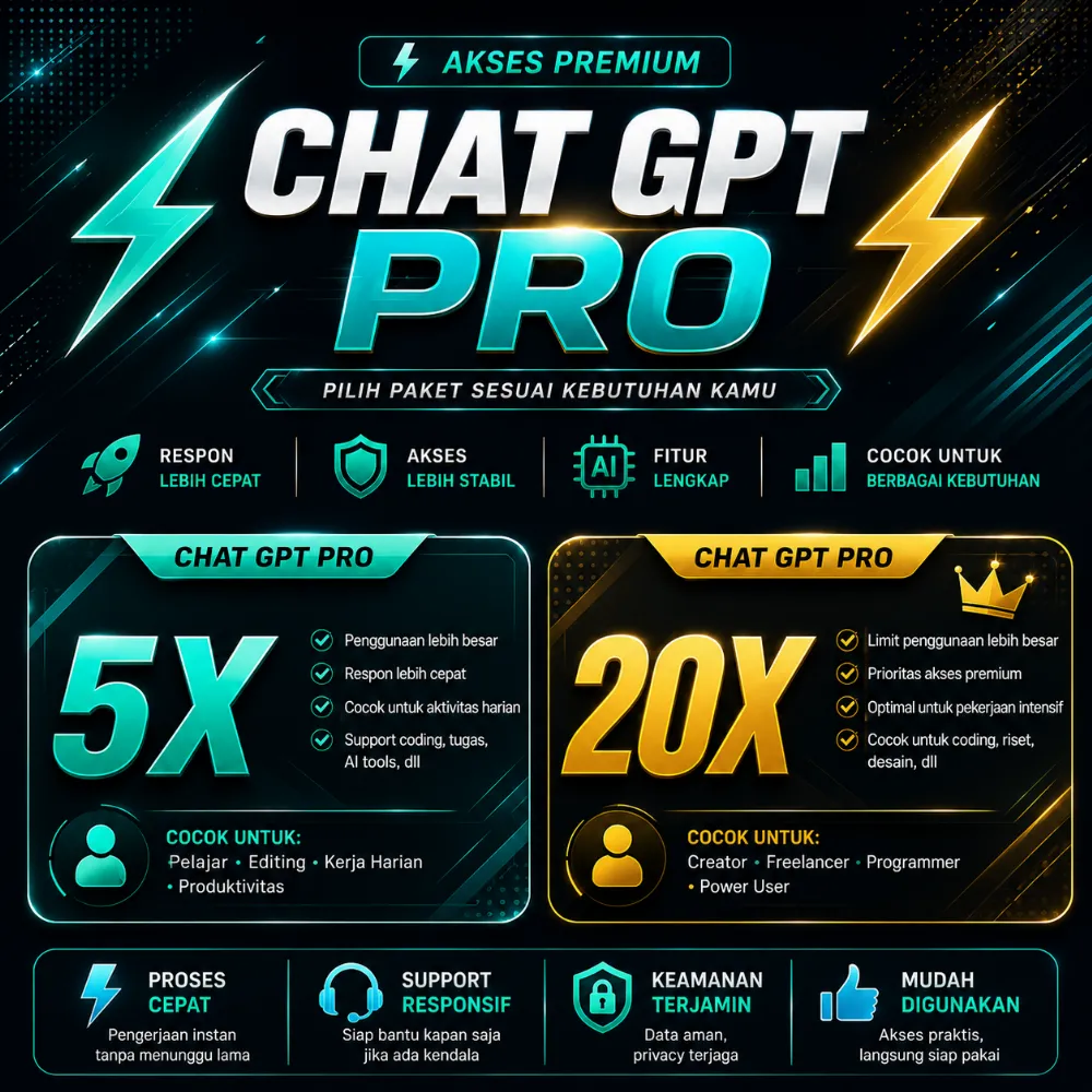 CHAT GPT PRO PREMIUM 5X / 20X