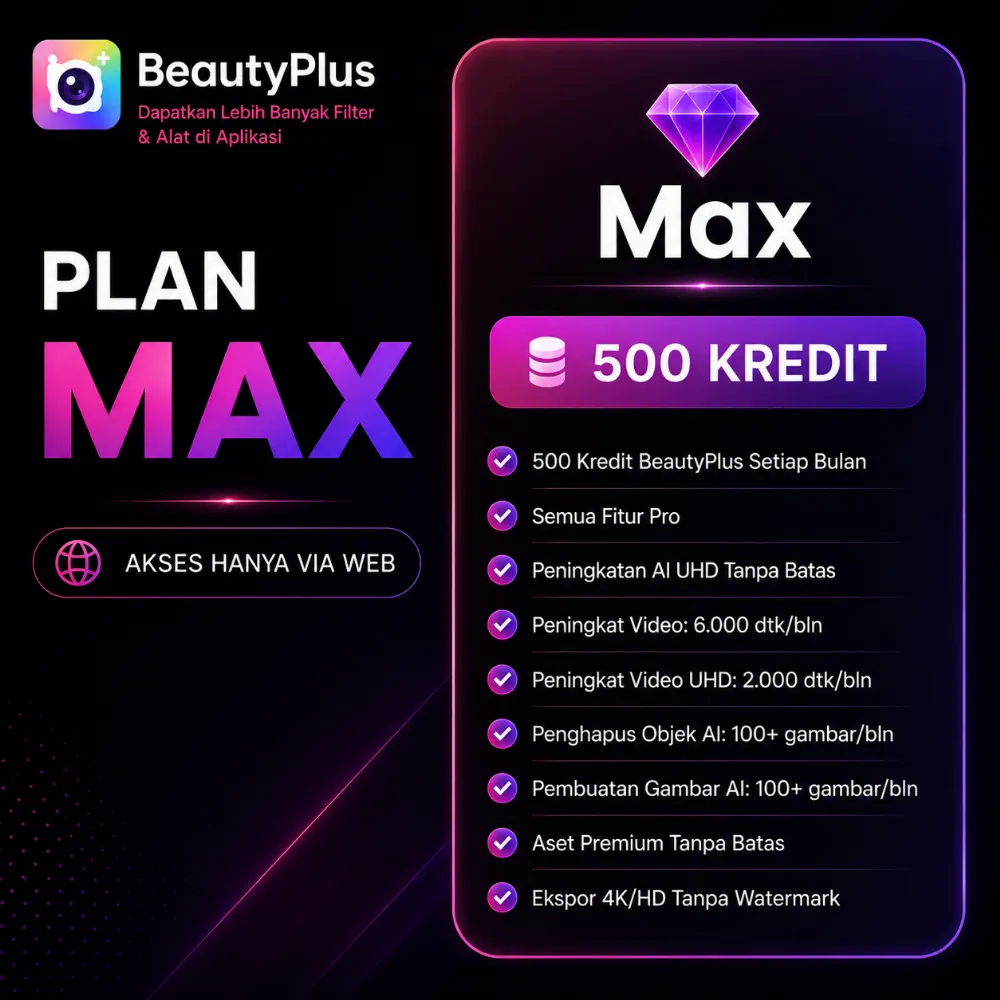BeautyPlus MAX  Via Web
