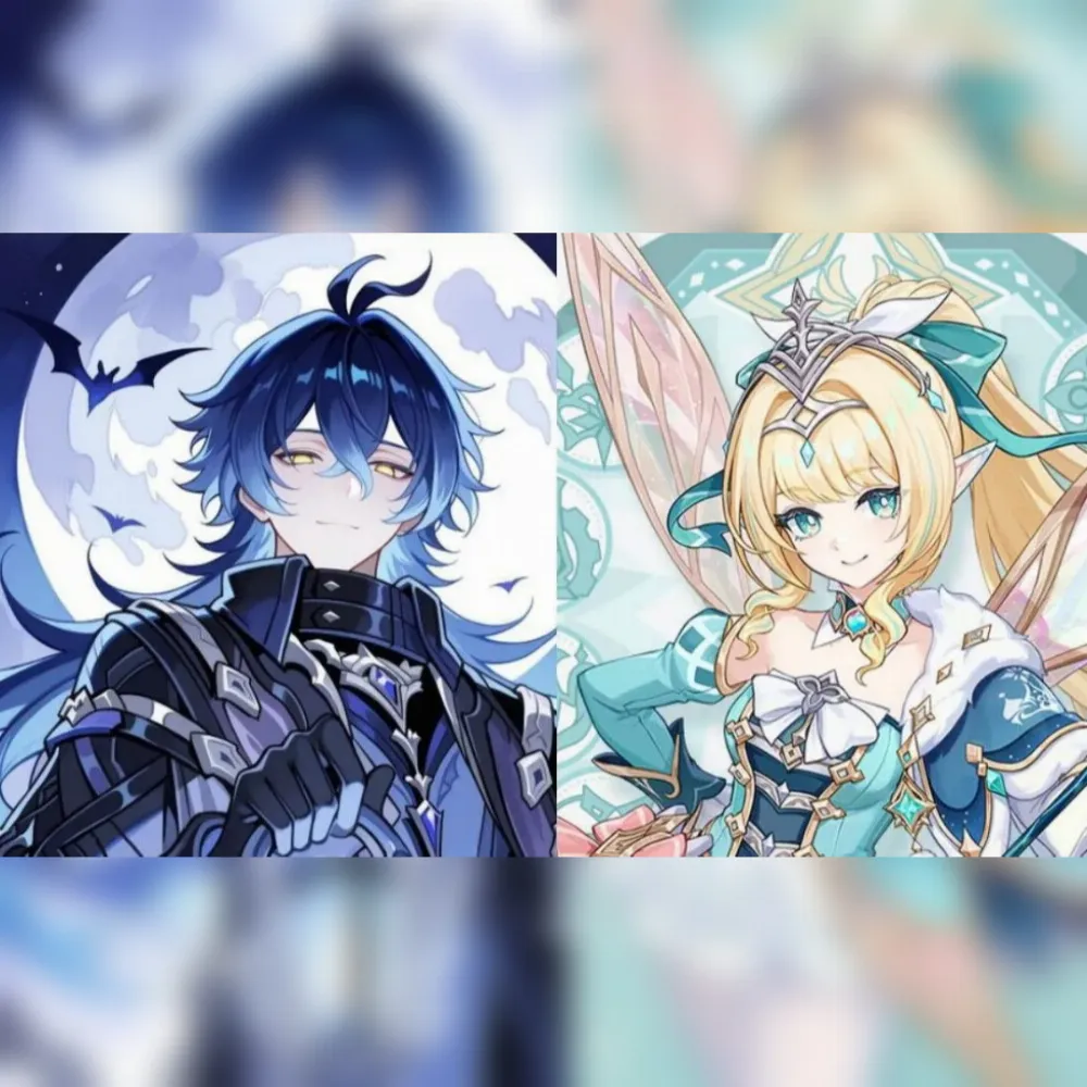 Starter Flins + Vesna | AR 13 | B5 Standard Diluc + keqing | Mc Aether #268 [ Asia Server ]