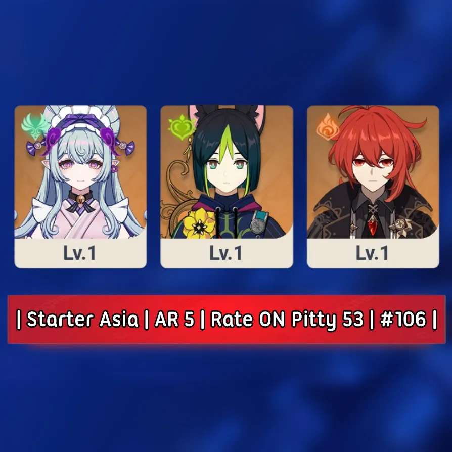 Starter | AR 5 | Rate ON 53 | Mc Lumine #106 [ Asia Server ]