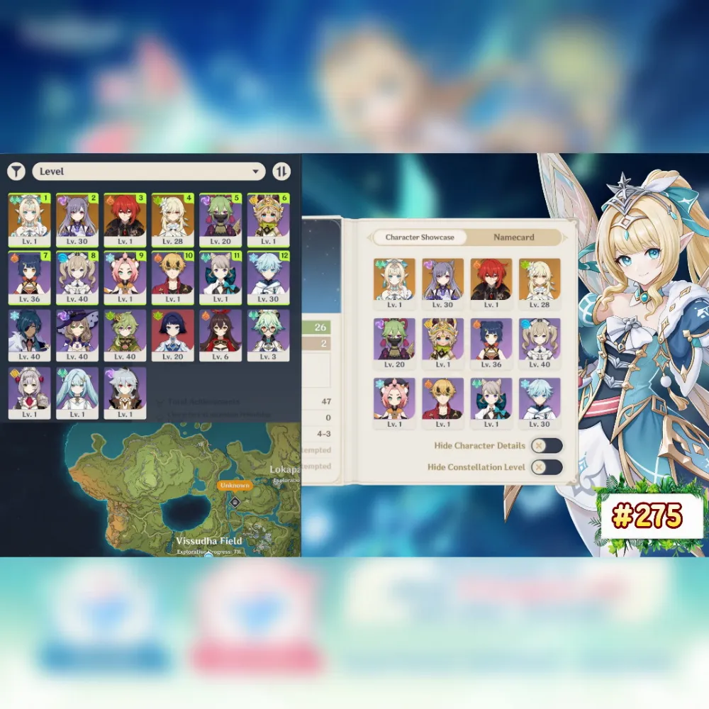 Account Mid Starter - Vesna | Mc Lumine #275 [ Asia Server ]