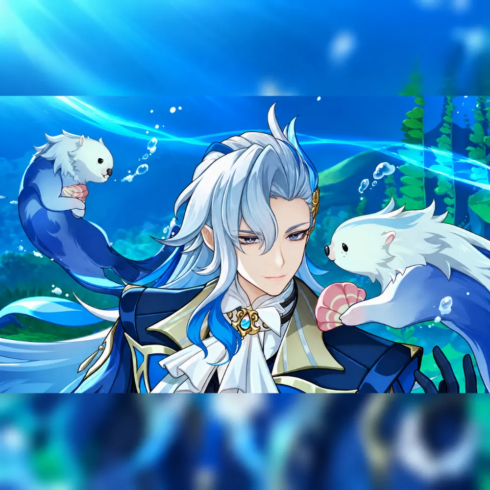 Mc Aether - AR 10 | Starter Neuvillete & 3 B5 Standard Keqing + Diluc + Mizuki #112 [ Asia Server ]