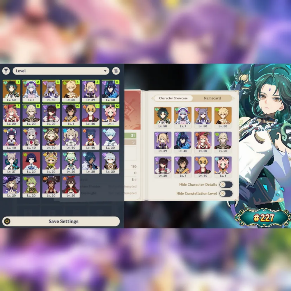 MID Starter Kiao | UID 846xx | Mc Aether #227 [ Server Asia ]