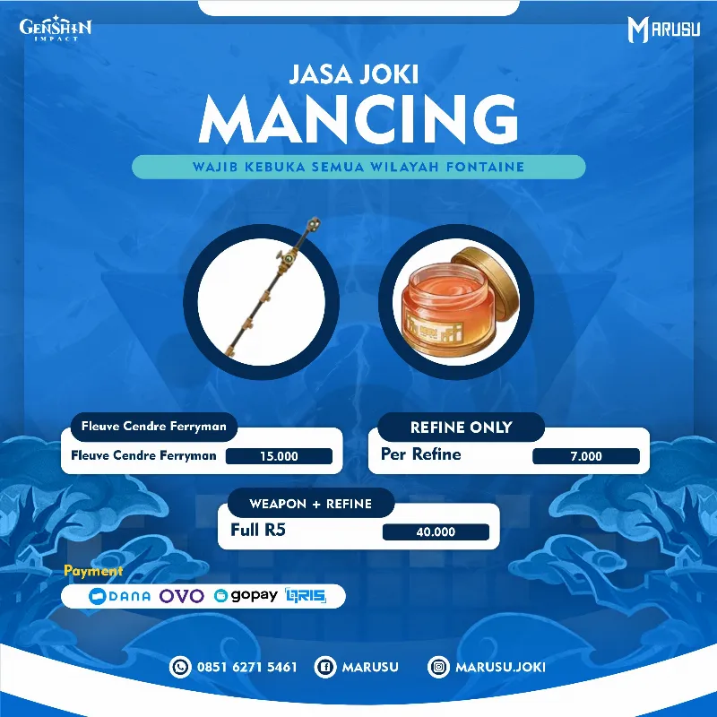 Mancing Weapon Fontaine