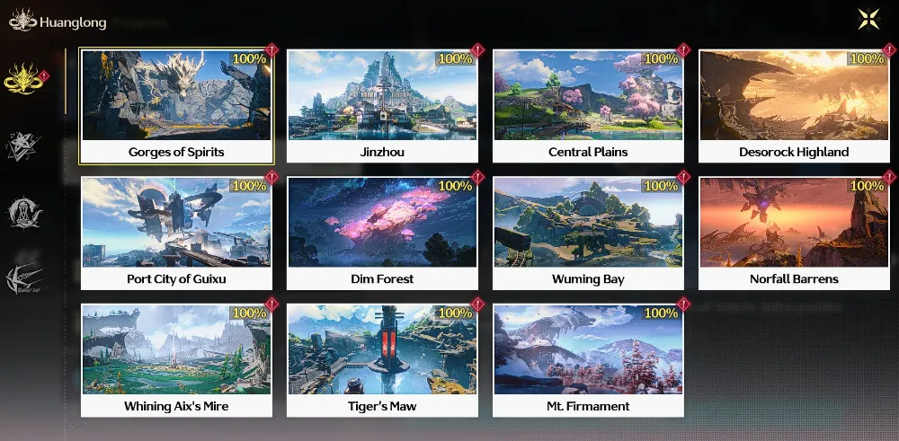 All 100% Huanglong Exploration + Explore Quest [ALL SERVER]