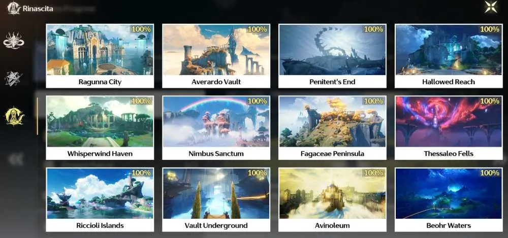 All 100% Rinascita Exploration [ALL SERVER]