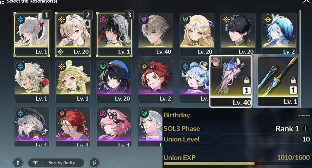 [SEA] UL 10 | Starter Hiyuki, Lynae, Chisa, Xiangli Yao Sign, Shorekeeper, Cartethyia, Lucy, Rebecca