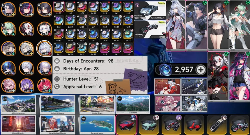 [SEA] HL 51 | 7 Limit 6 Sign | Porsche + Draco | All Limited Char |