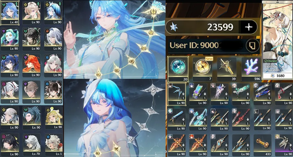 [SEA] UL 80 | RC6 Qingxiao, RC2 Shorekeeper | 14 Limit + 9 Sign | 23k Astrite Lucky Acc