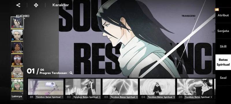 BLEACH SOUL RESONANCE | AKUN AWAL RILIS COMEBACK LVL 52