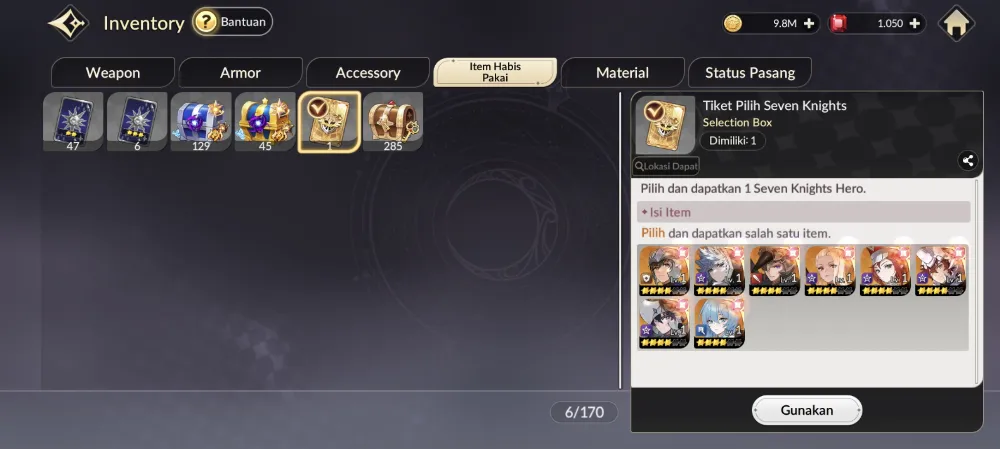 SEA - SERVER 53 LEVEL 47 NICK NAME BELUM BUAT