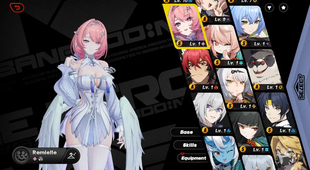 3. Trio Void Hunter Starter IK12 Remielle Sign + Miyabi + Yixuan + Lucia Sign + Zhao + Harumasa